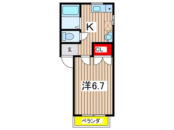 メゾンセレーナⅡの物件間取画像